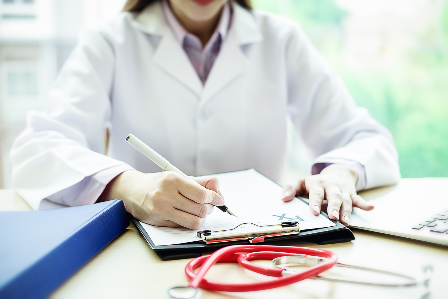 Medicine Doctor  Working in Hospital or Pharmacist Sitting 